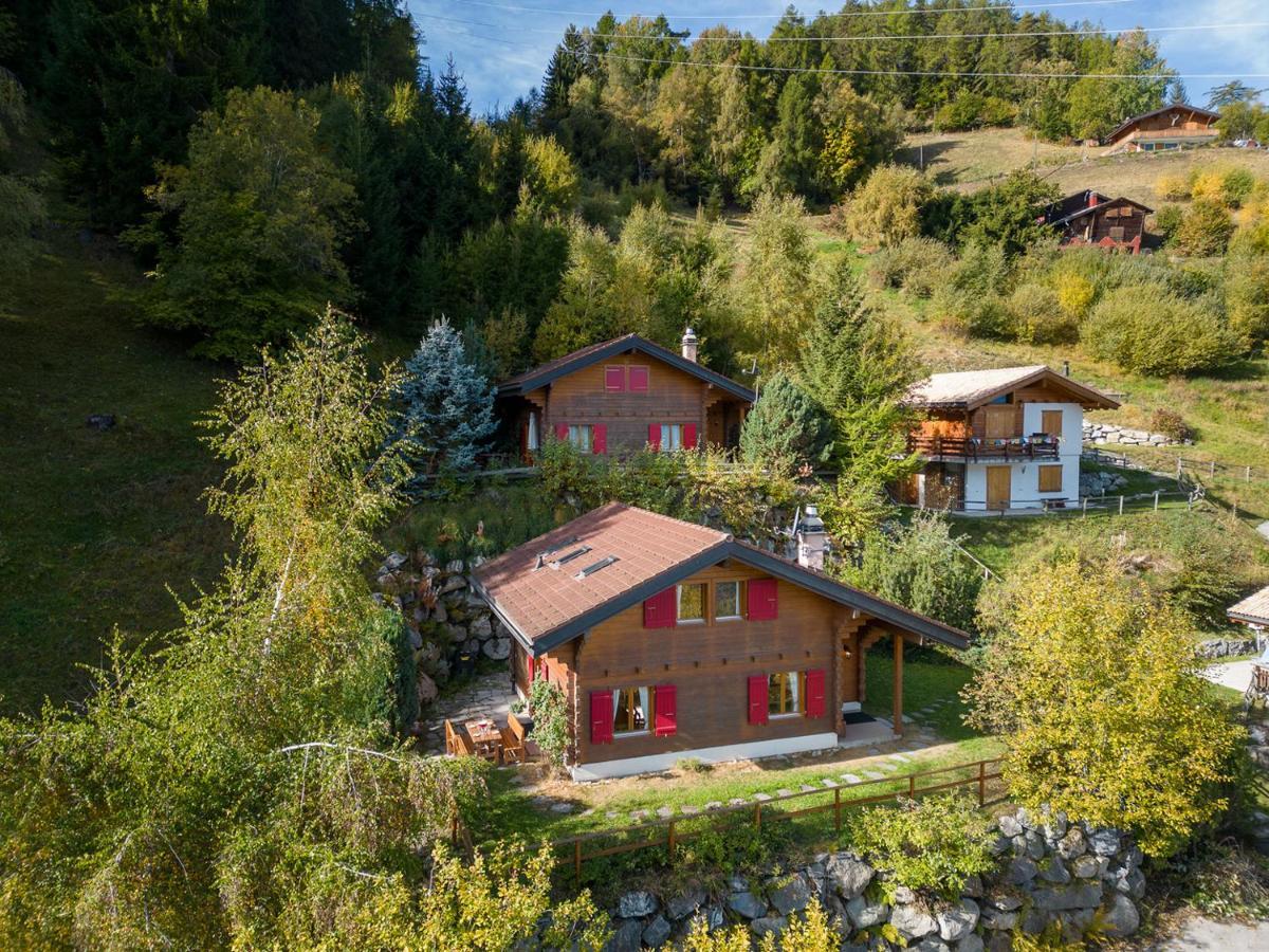 Chalet Mar'Mot Villa La Tzoumaz Eksteriør bilde